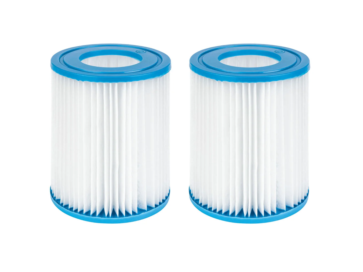 CRIVIT Zestaw 2 filtrów do pompy basenowej, Ø10,6 x 13,6 cm miniaturka