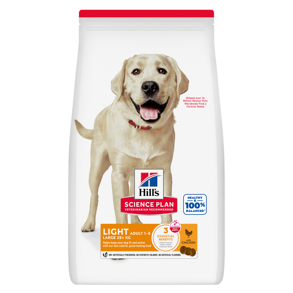 Hill's Science Plan Adult Light Large Breed, z kurczakiem - 14 kg