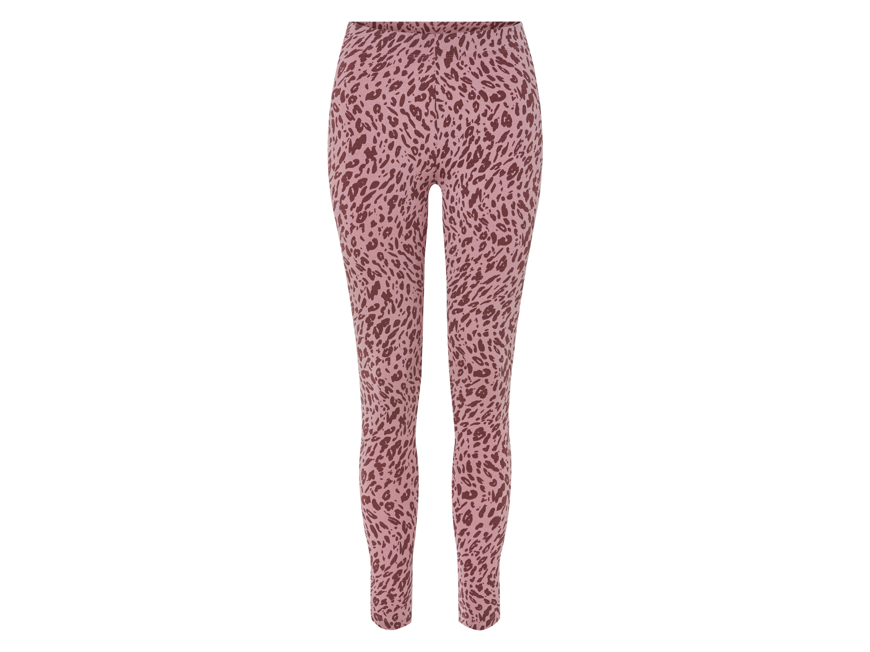 esmara® Legginsy damskie z gumką w pasie (XS (32/34), Różowy/ we wzory)