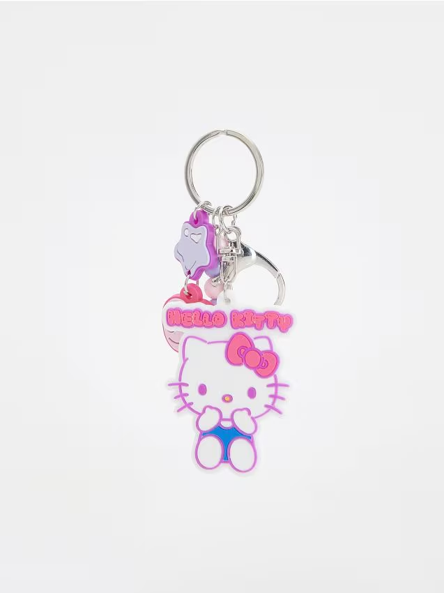 Reserved - Breloczek Hello Kitty - wielobarwny
