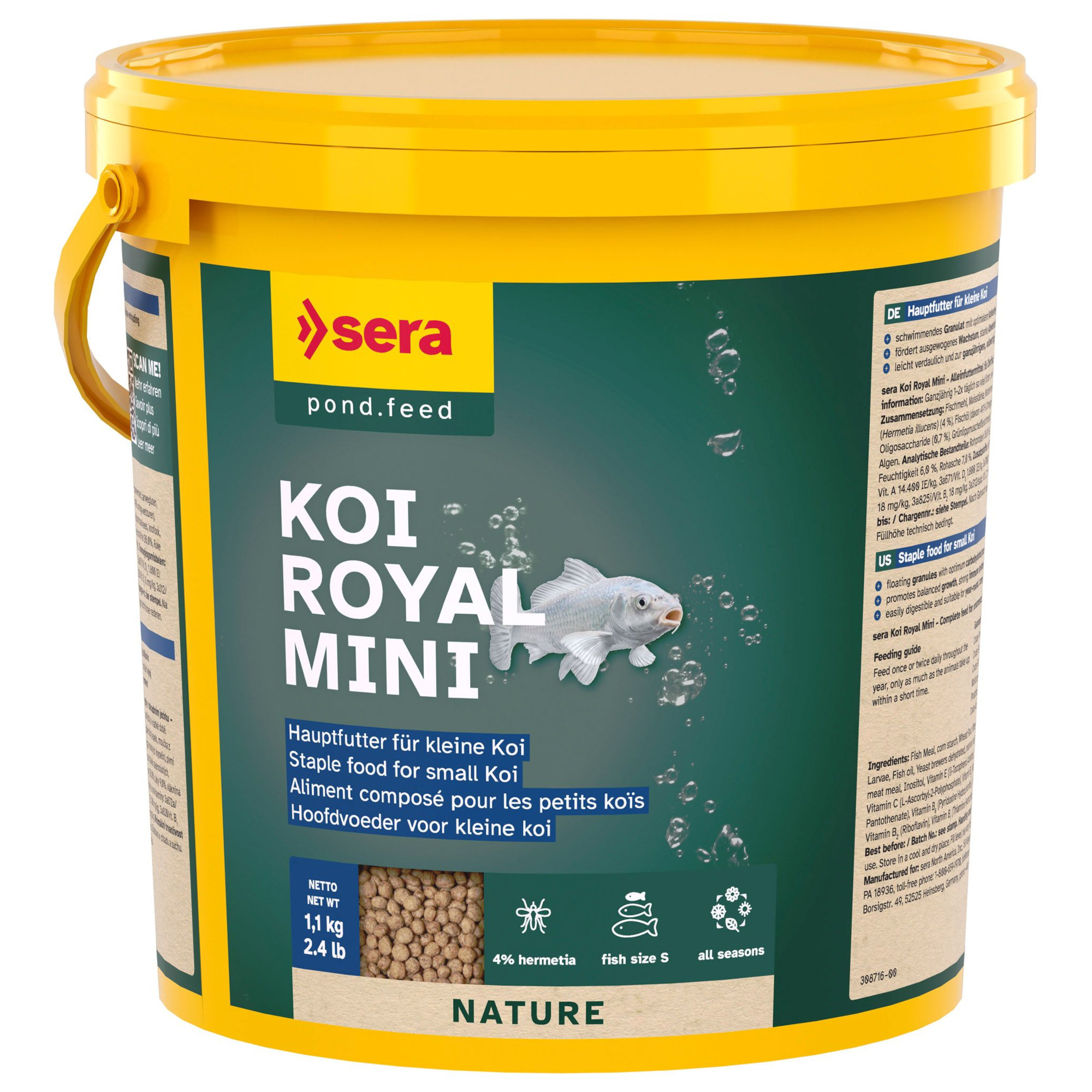 sera Koi Royal Mini Granules - 3800 ml