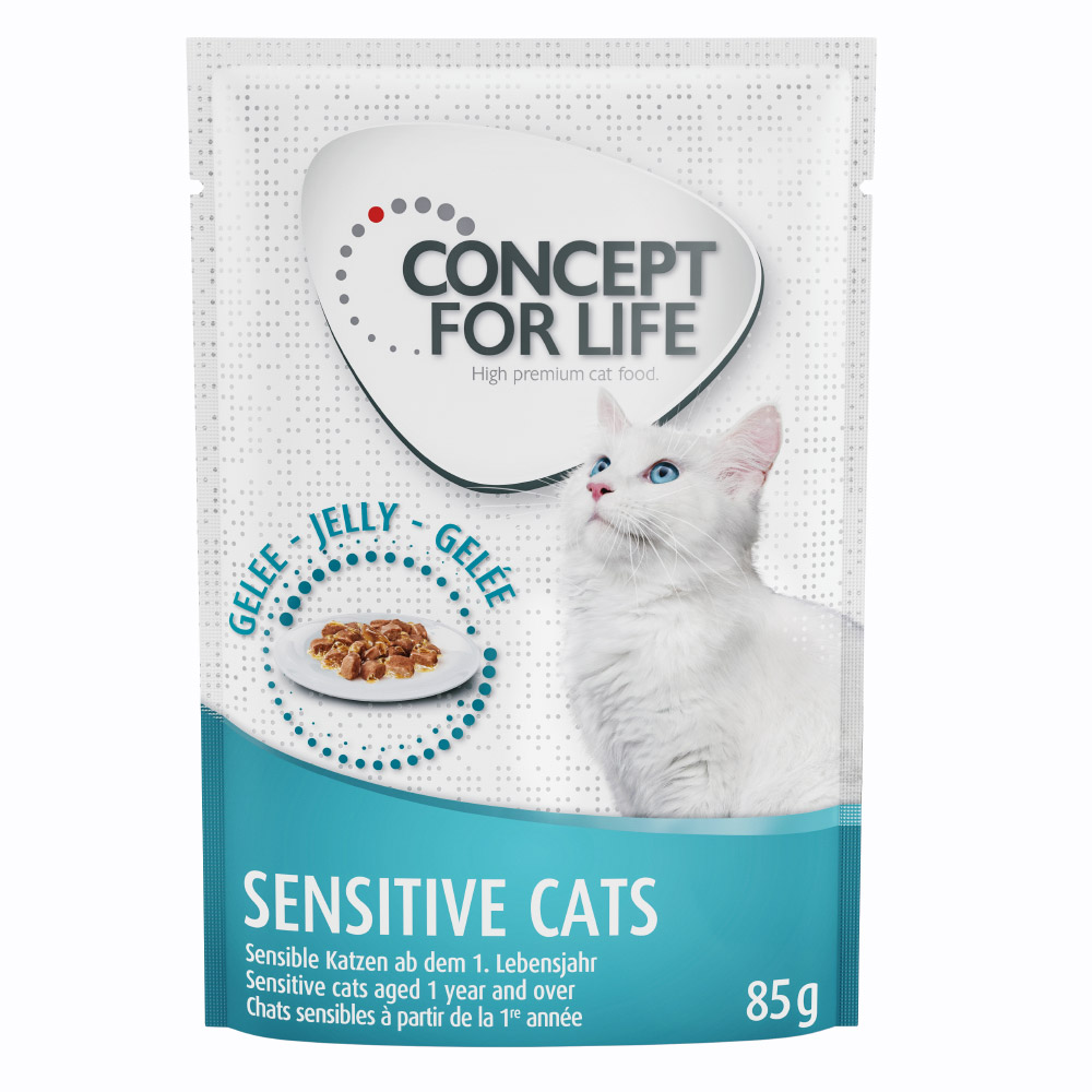 Concept for Life Sensitive Cats z kurczakiem, w galarecie - 48 x 85 g