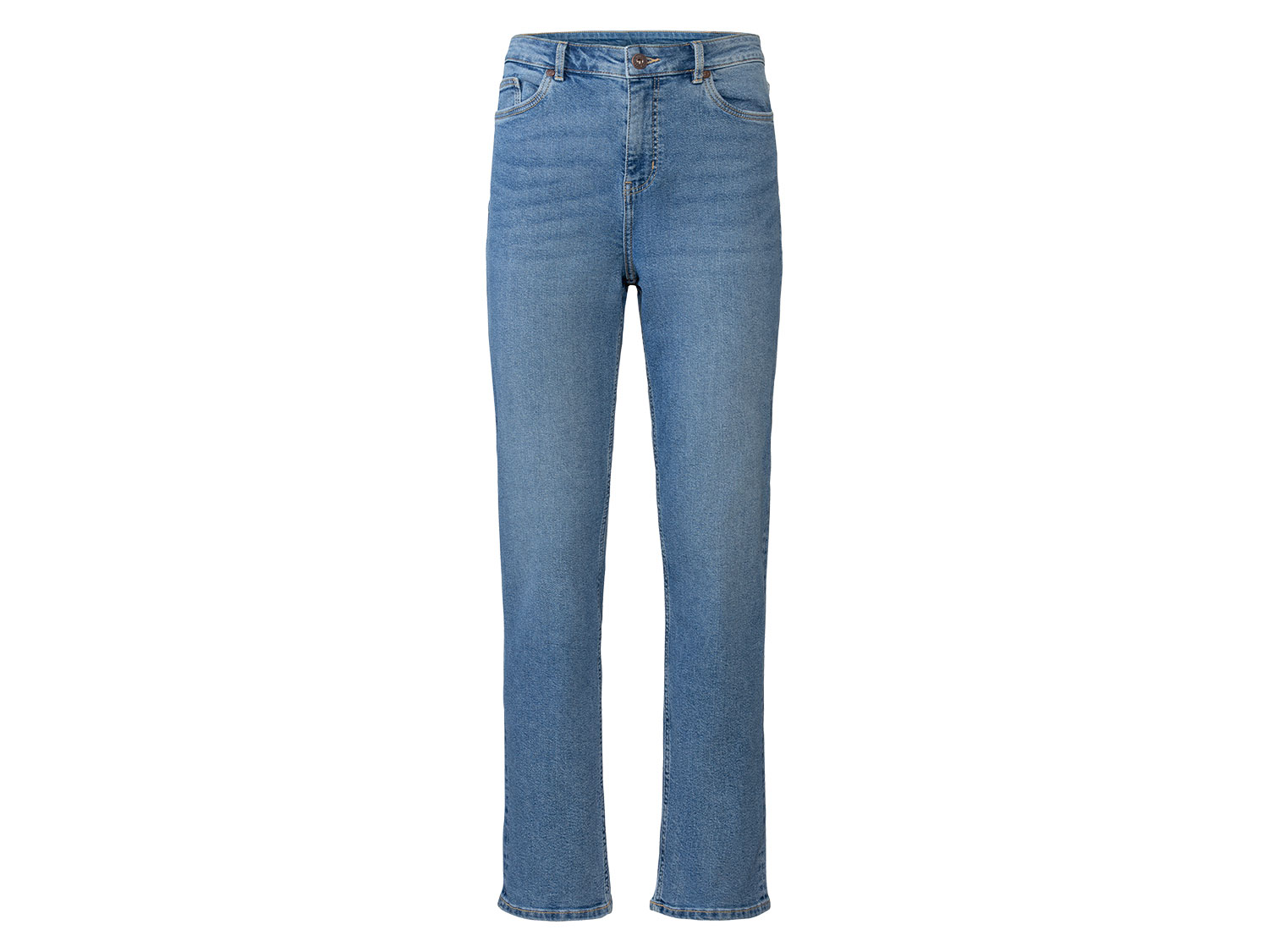 esmara® Jeansy damskie straight fit (Niebieski, 38)