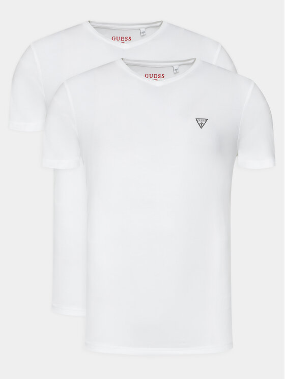 Guess Komplet t-shirtów Caleb U97G03 KCD31 Biały Regular Fit