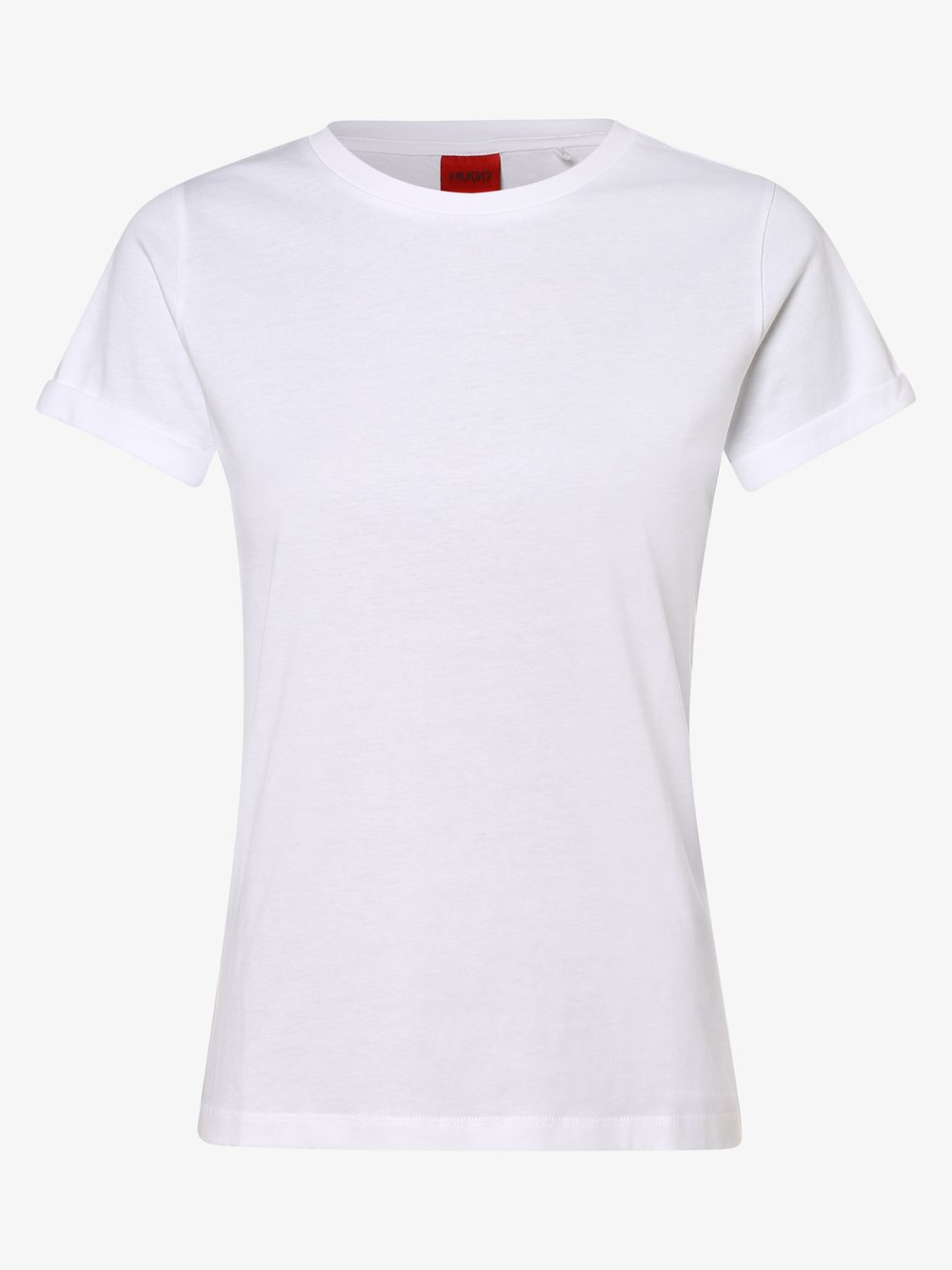 HUGO T-shirt damski Kobiety Bawełna biały, L