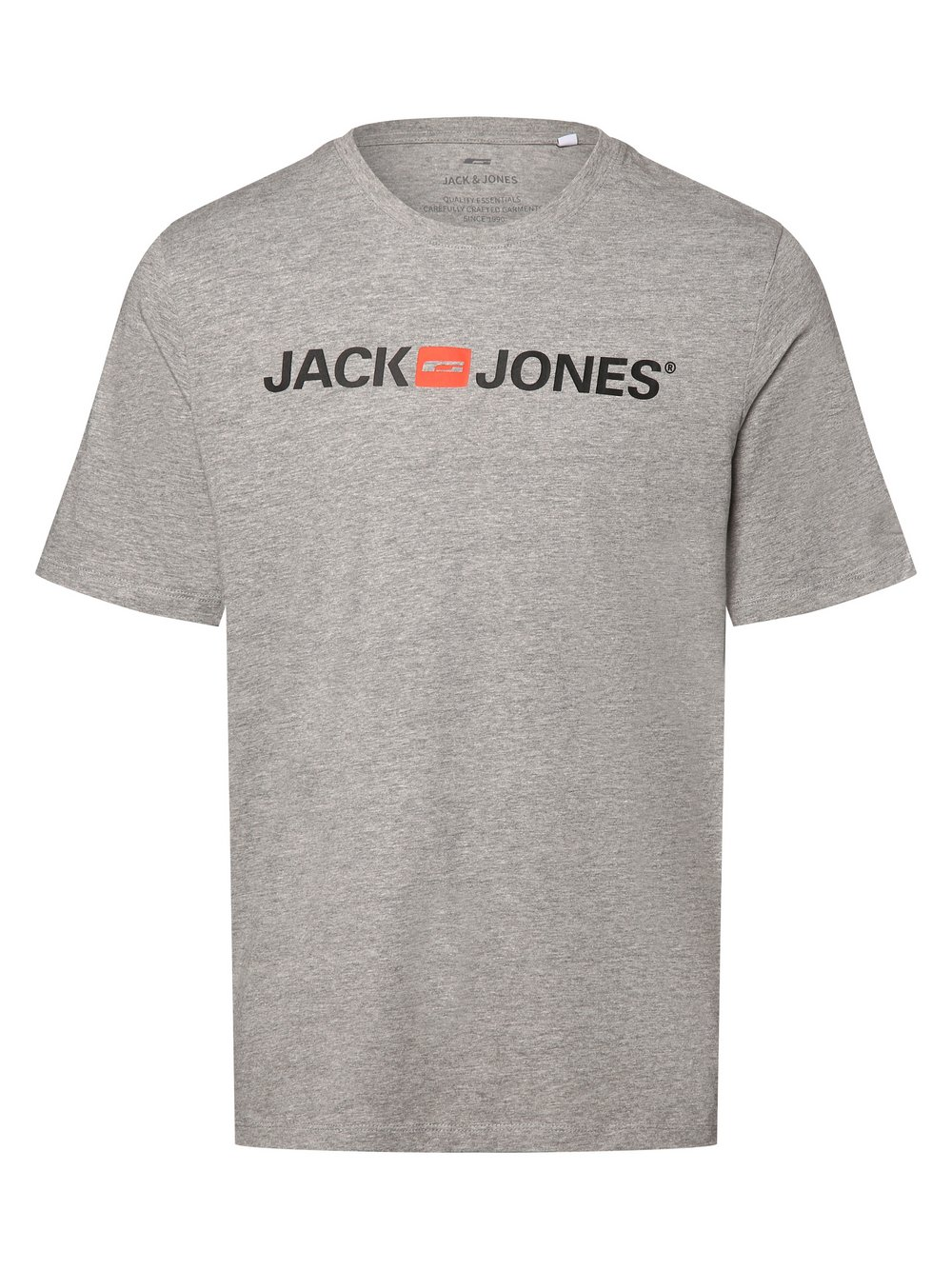 Jack & Jones T-shirt męski Mężczyźni Dżersej szary, S