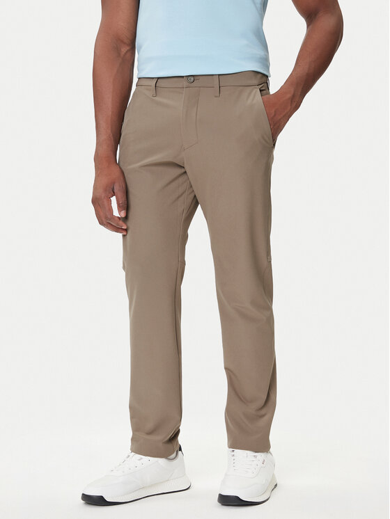 BOSS Spodnie materiałowe T_Commuter 50534303 Zielony Slim Fit