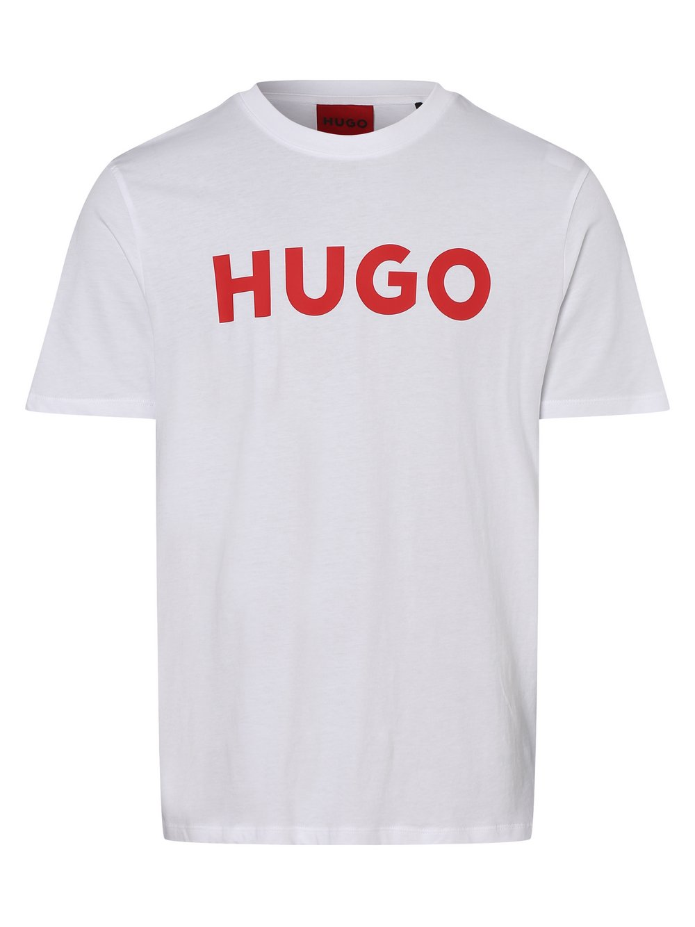 HUGO T-shirt męski Mężczyźni Dżersej biały, XXL
