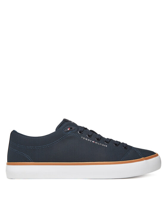 Tommy Hilfiger Sneakersy Th Hi Vulc Core Low Ii Mesh FM0FM05513 Granatowy
