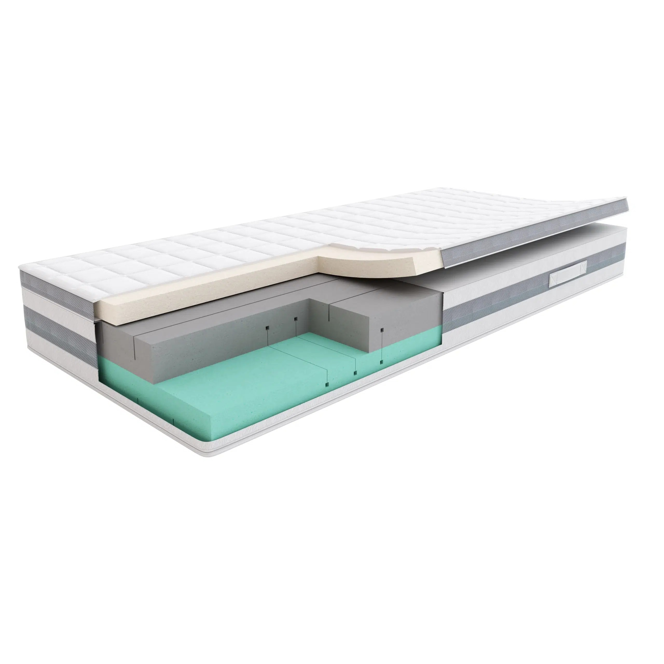 Materac Premium Plus SleepMed 100x200 cm piankowy, wyrób medyczny, H4/H5 twardy/bardzo twardy