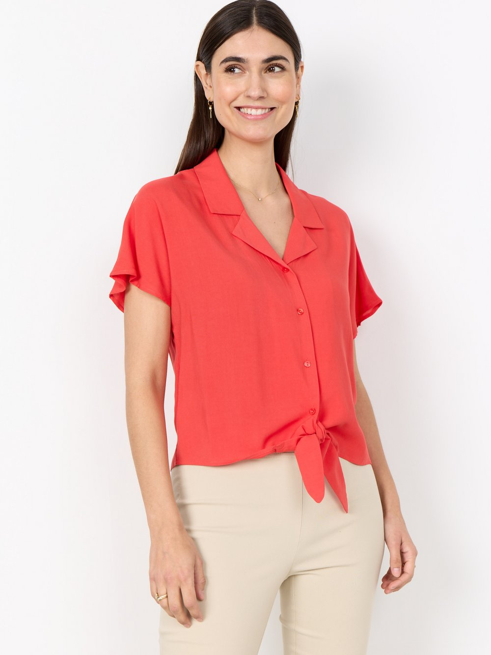 soyaconcept® Bluzka damska - SC-Radia Kobiety wiskoza czerwony, XS