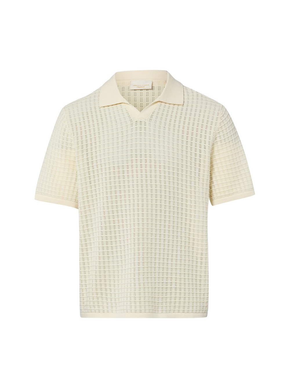 Jack & Jones Męska koszulka polo - JORnantucket Mężczyźni Bawełna beżowy, XL