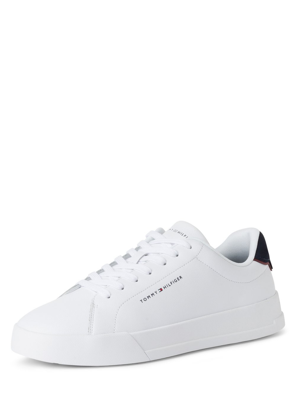 Tommy Hilfiger Męskie buty sportowe z zawartością skóry Mężczyźni skóra biały, 44