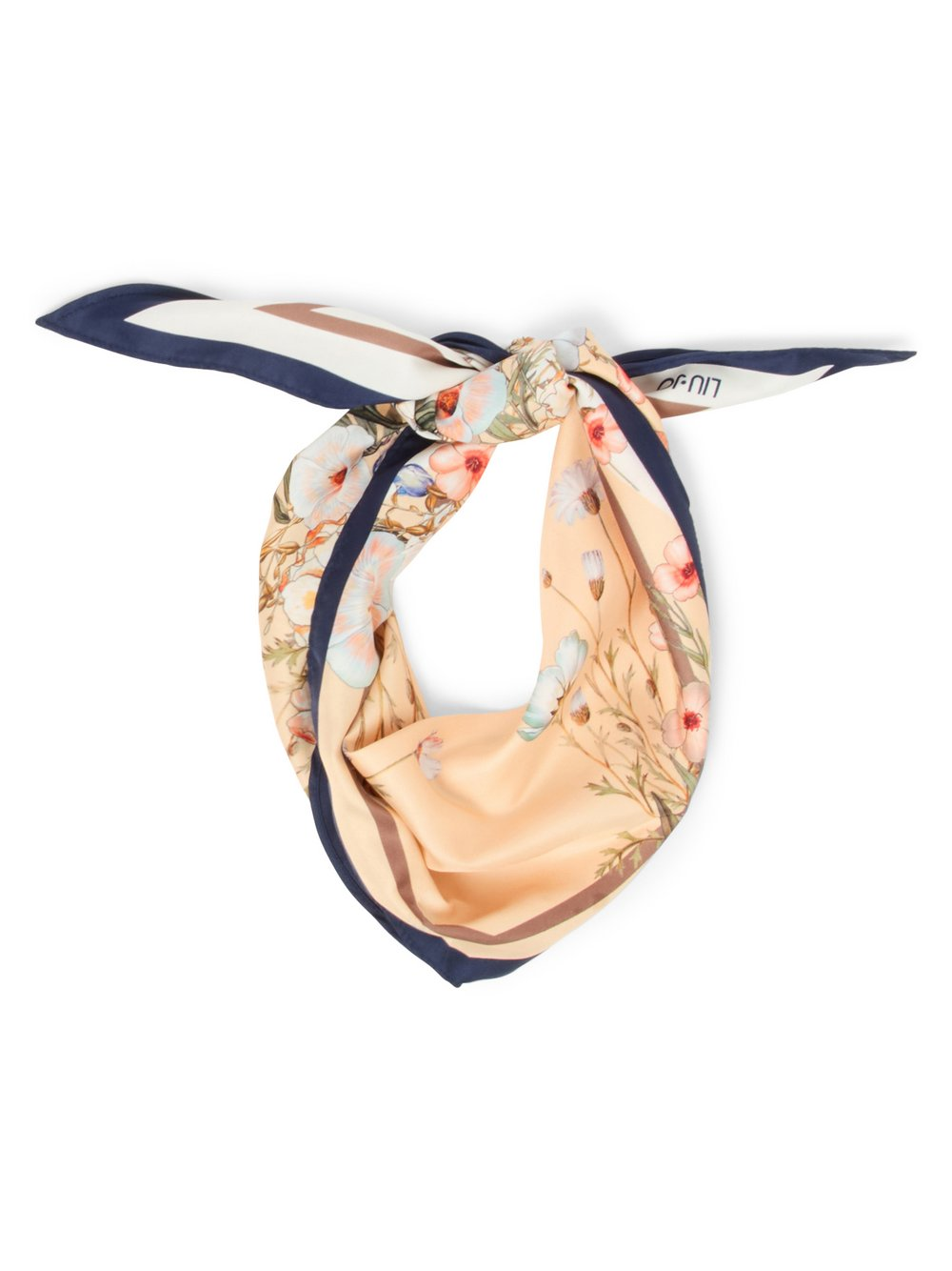 Liu Jo Collection Szalik damski Kobiety Sztuczne włókno pomarańczowy|wielokolorowy, ONE SIZE