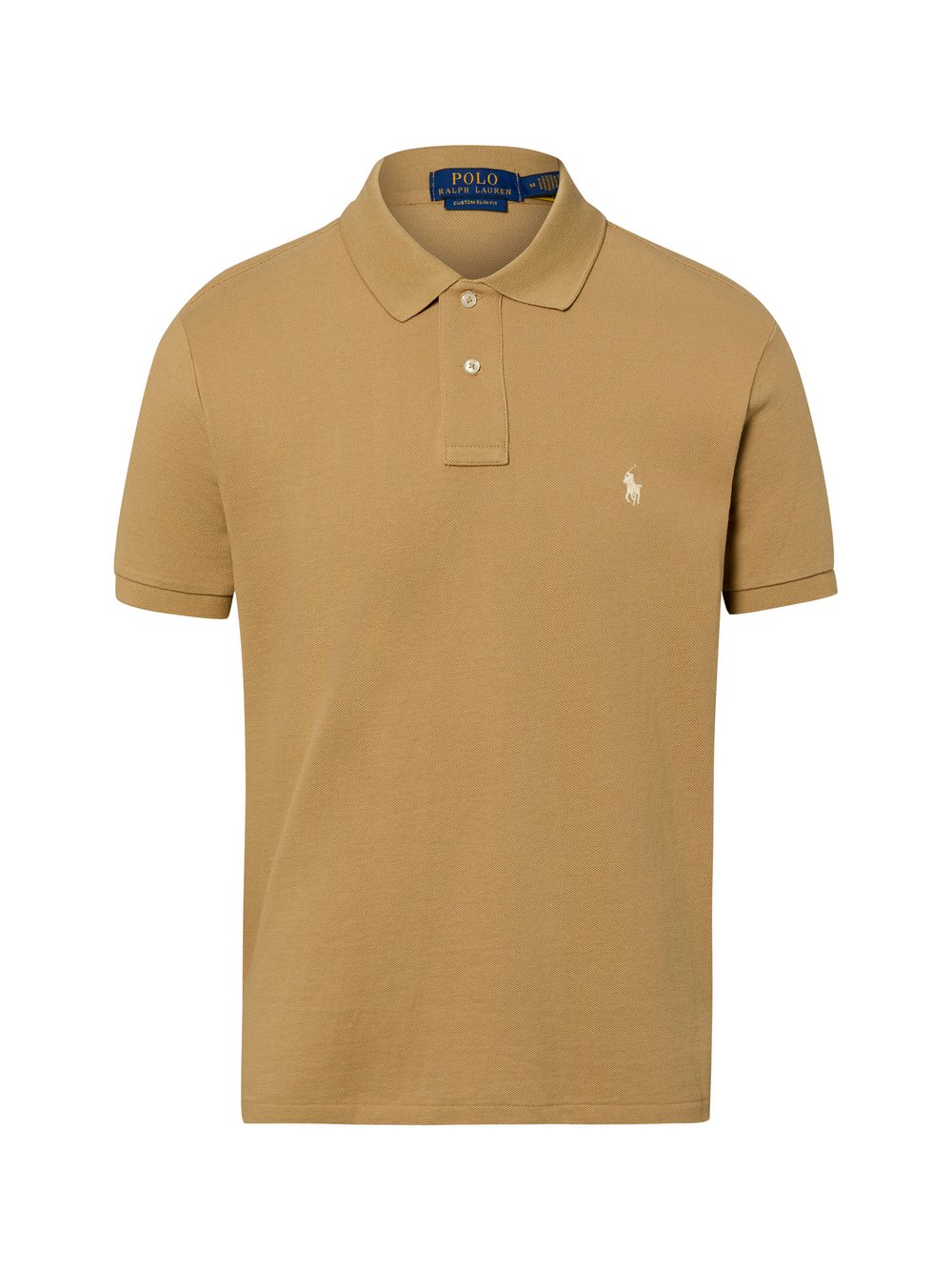 Polo Ralph Lauren Męska koszulka polo Mężczyźni Bawełna brązowy, L