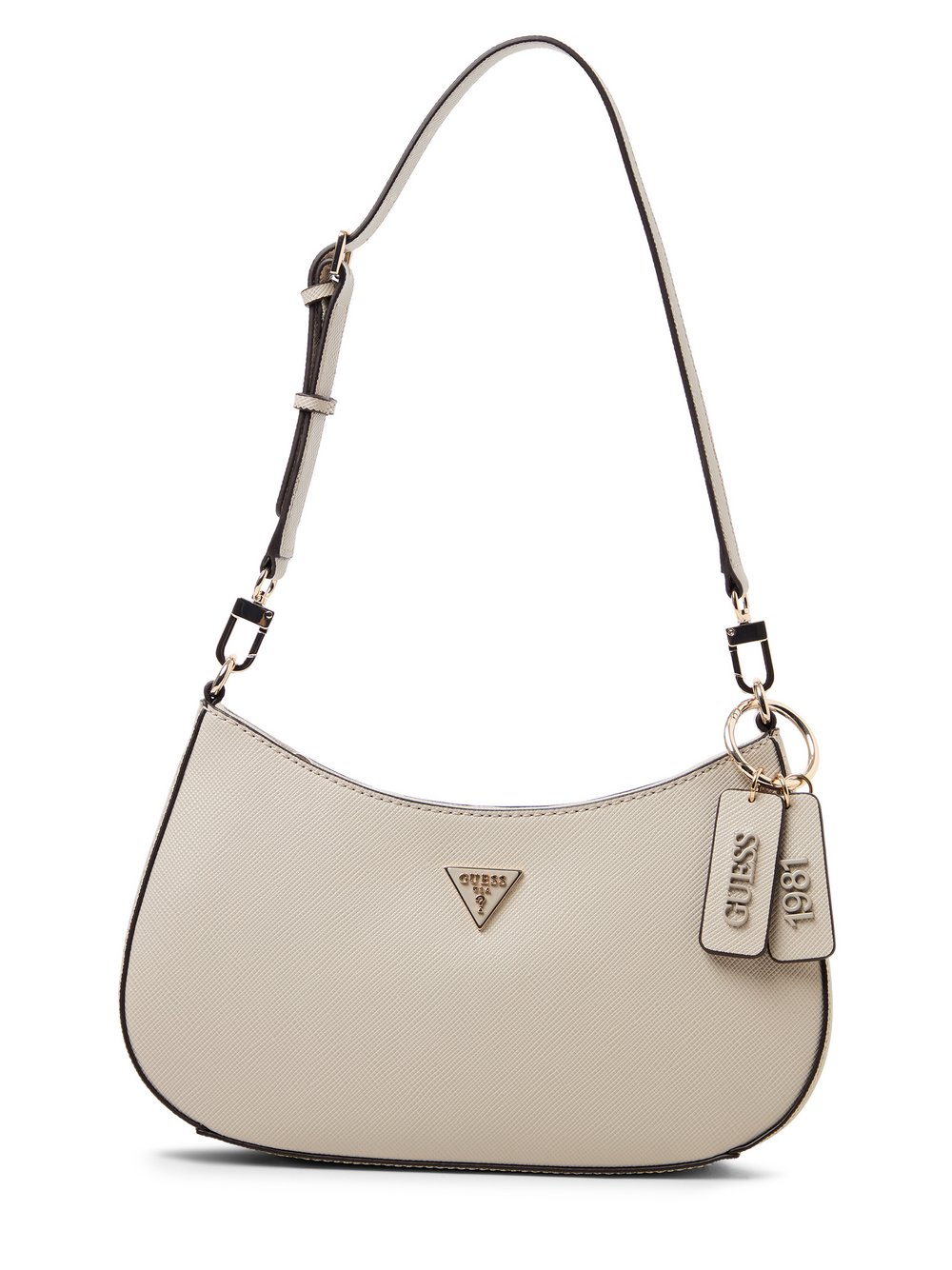 GUESS Torebka damska - Noelle II Kobiety Sztuczna skóra szary, ONE SIZE
