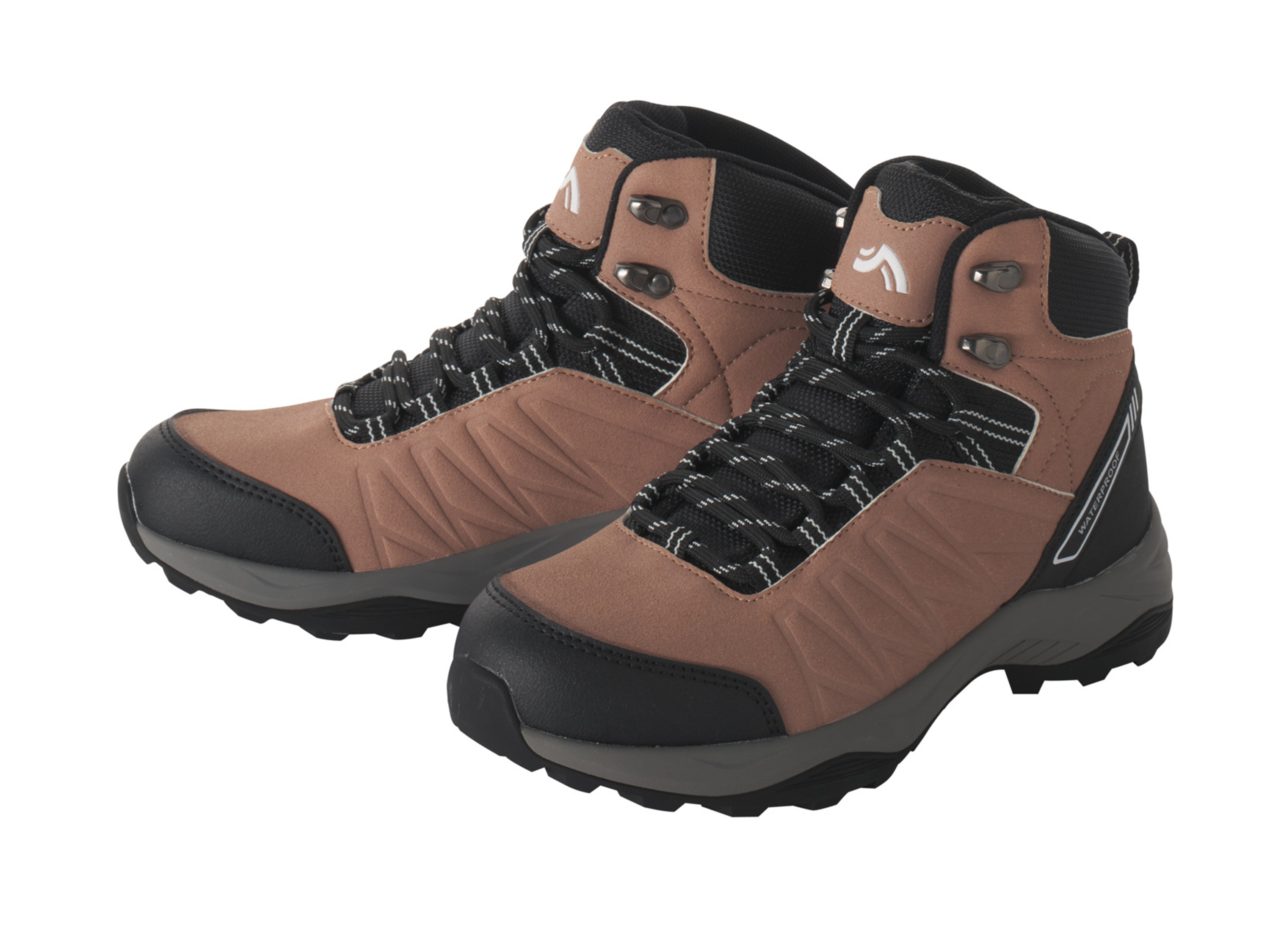 CRIVIT Buty trekkingowe damskie z membraną TEX (Beżowy, 37)