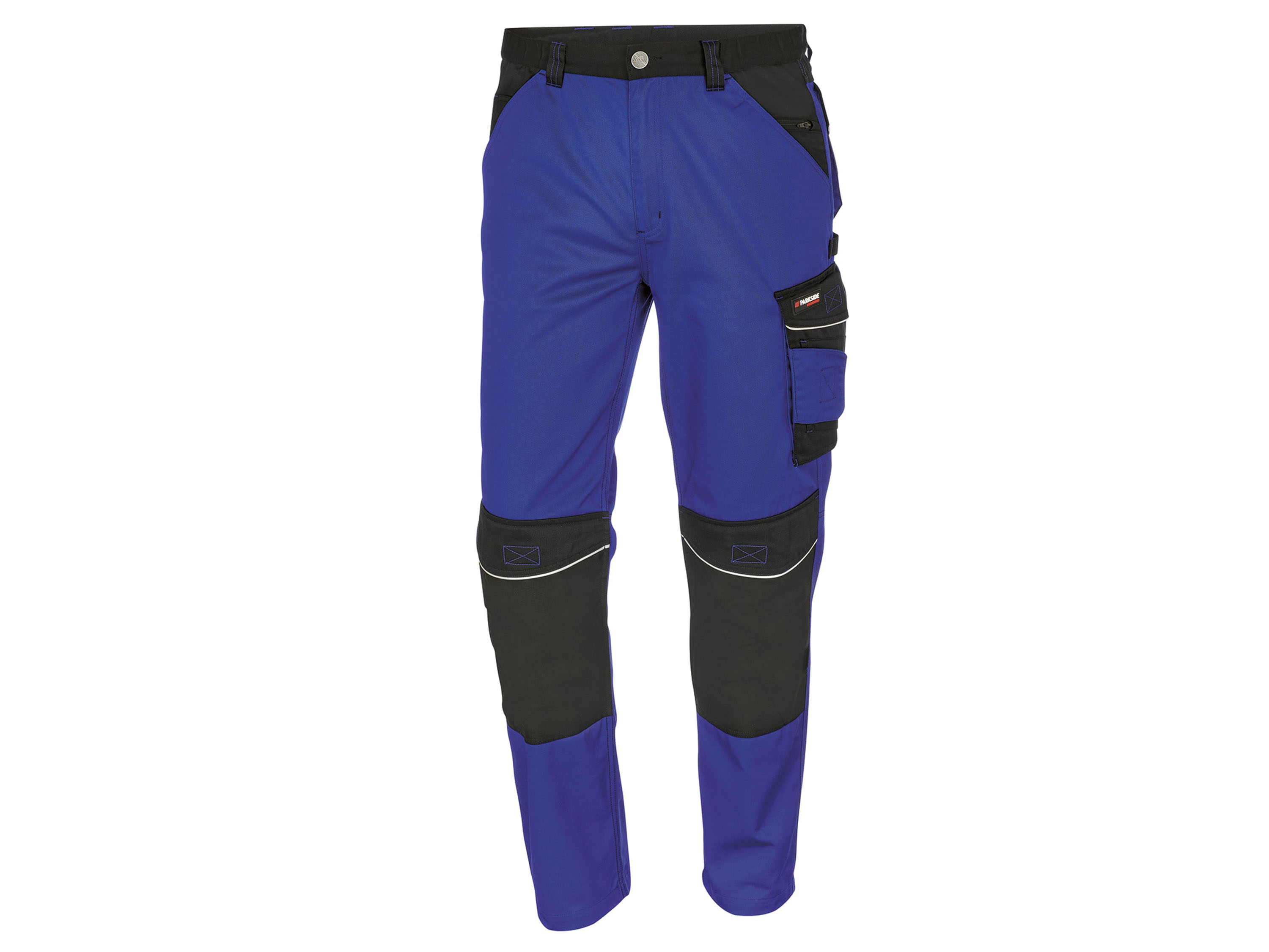 PARKSIDE PERFORMANCE® Spodnie robocze męskie (Niebieski/ czarny, 58)