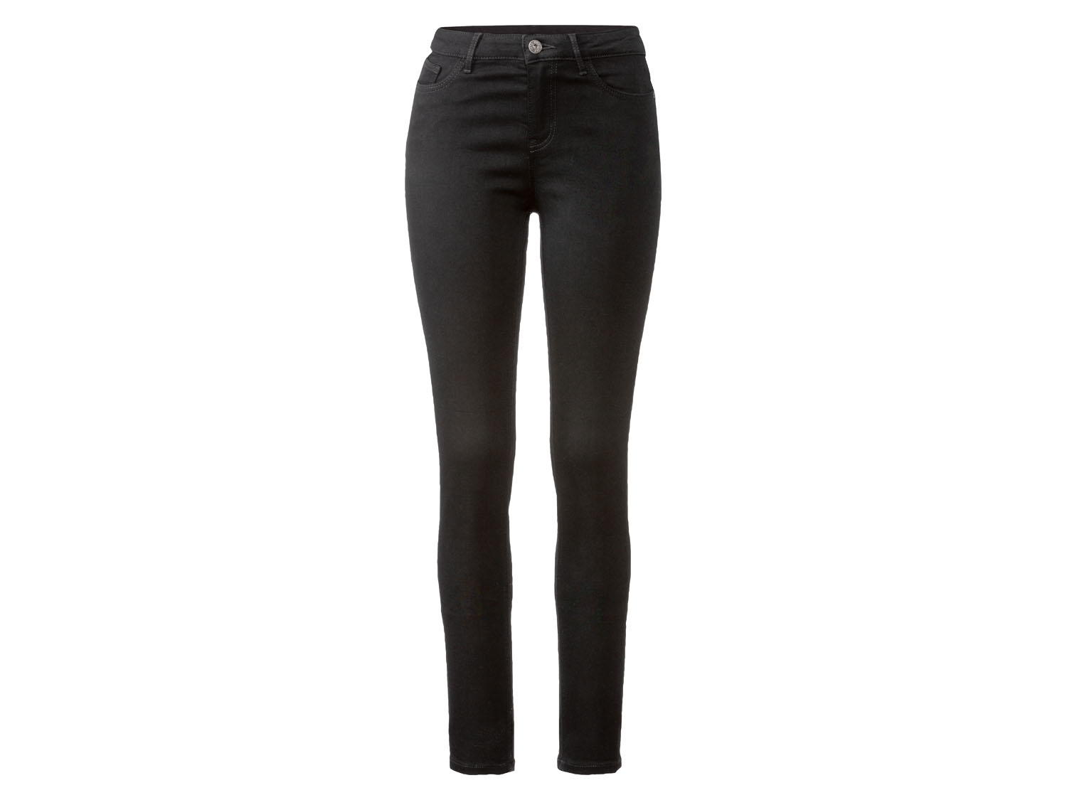 esmara® Jeansy damskie super skinny fit  (Czarny, 34)