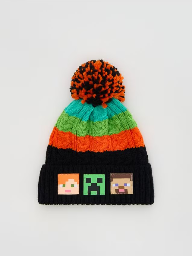 Reserved - Czapka Minecraft - wielobarwny