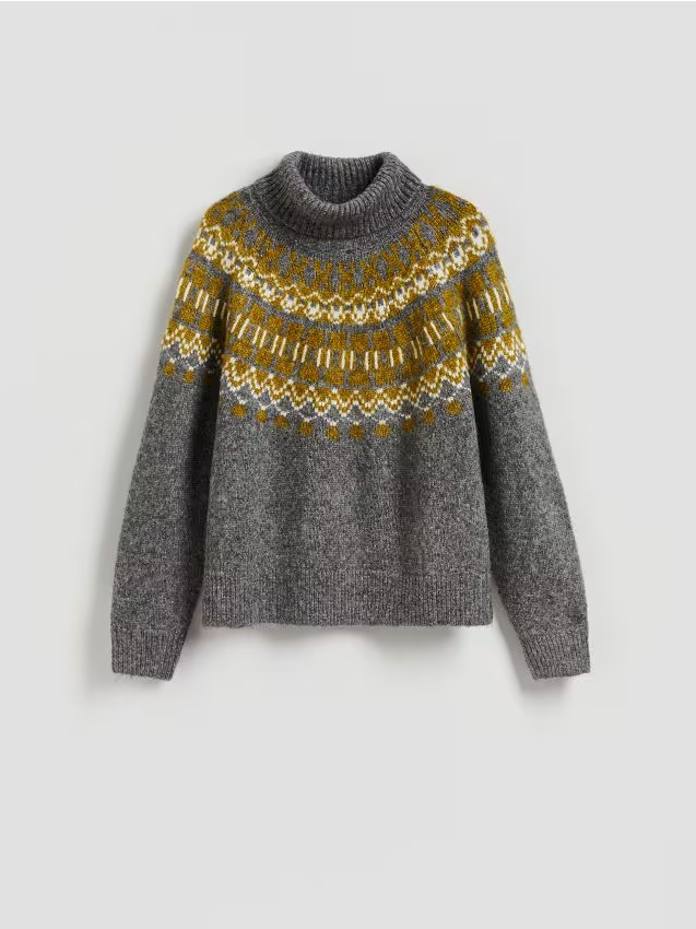 Reserved - Sweter z domieszką wełny - wielobarwny