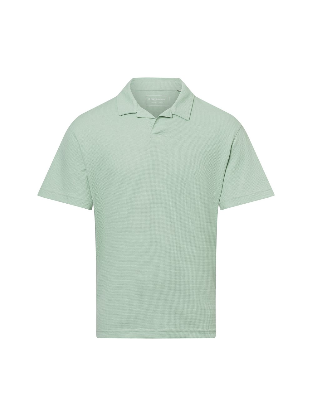 Tom Tailor Denim Męska koszulka polo Mężczyźni Bawełna zielony, M