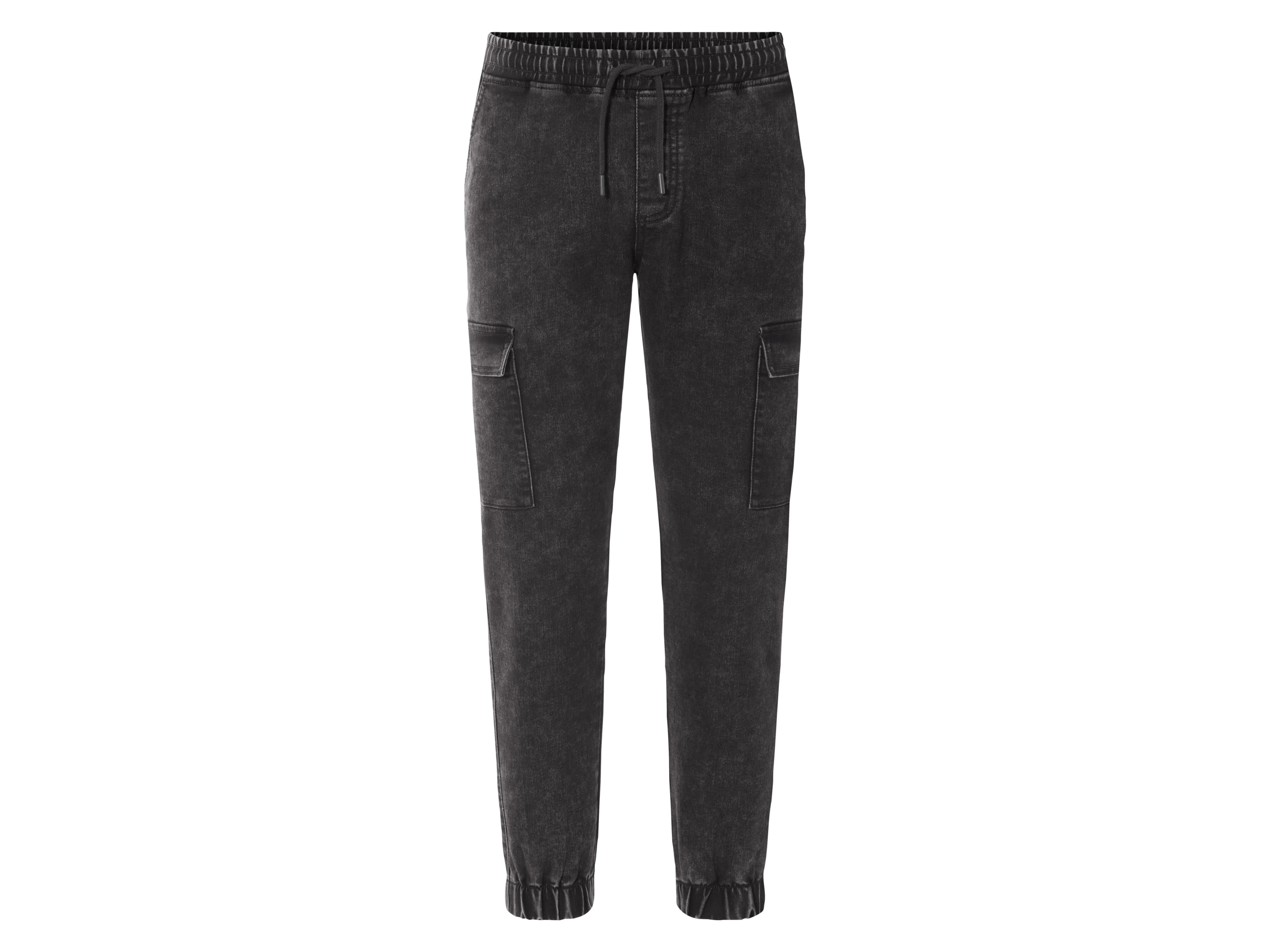 LIVERGY® Joggersy jeansowe męskie, Relaxed Fit (Szary, XL (56/58))