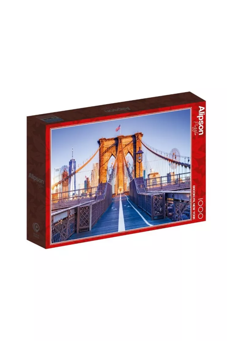 Puzzle 1000 el. Nowy York, Most Brookliński