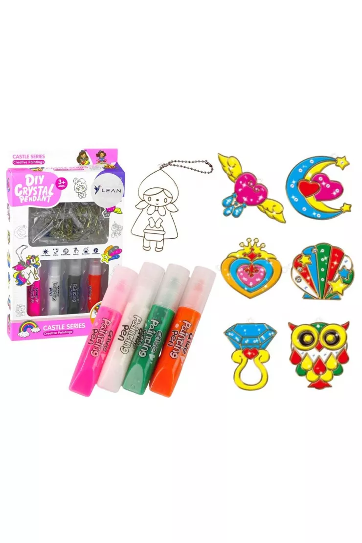 Witraże zawieszki DIY 6 szt
