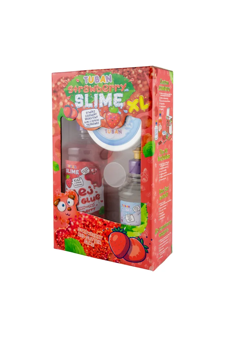Zestaw Super Slime XL - Truskawka TUBAN