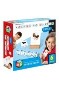 Montessori zabawka edukacyjna kostka po kostce - pisanie  6 kostek