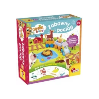 Lisciani Carotina Zabawny pociąg  baby 304-PL84005