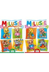 (161) Milusie z naklejkami MIX