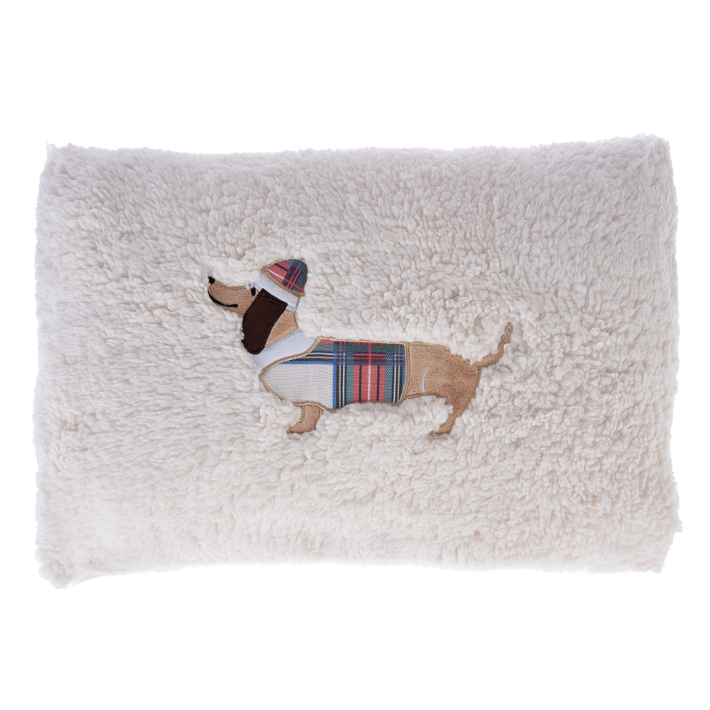TIAKI poduszka Funny Winter Dog - Dł. 50 x szer. 30 cm miniaturka