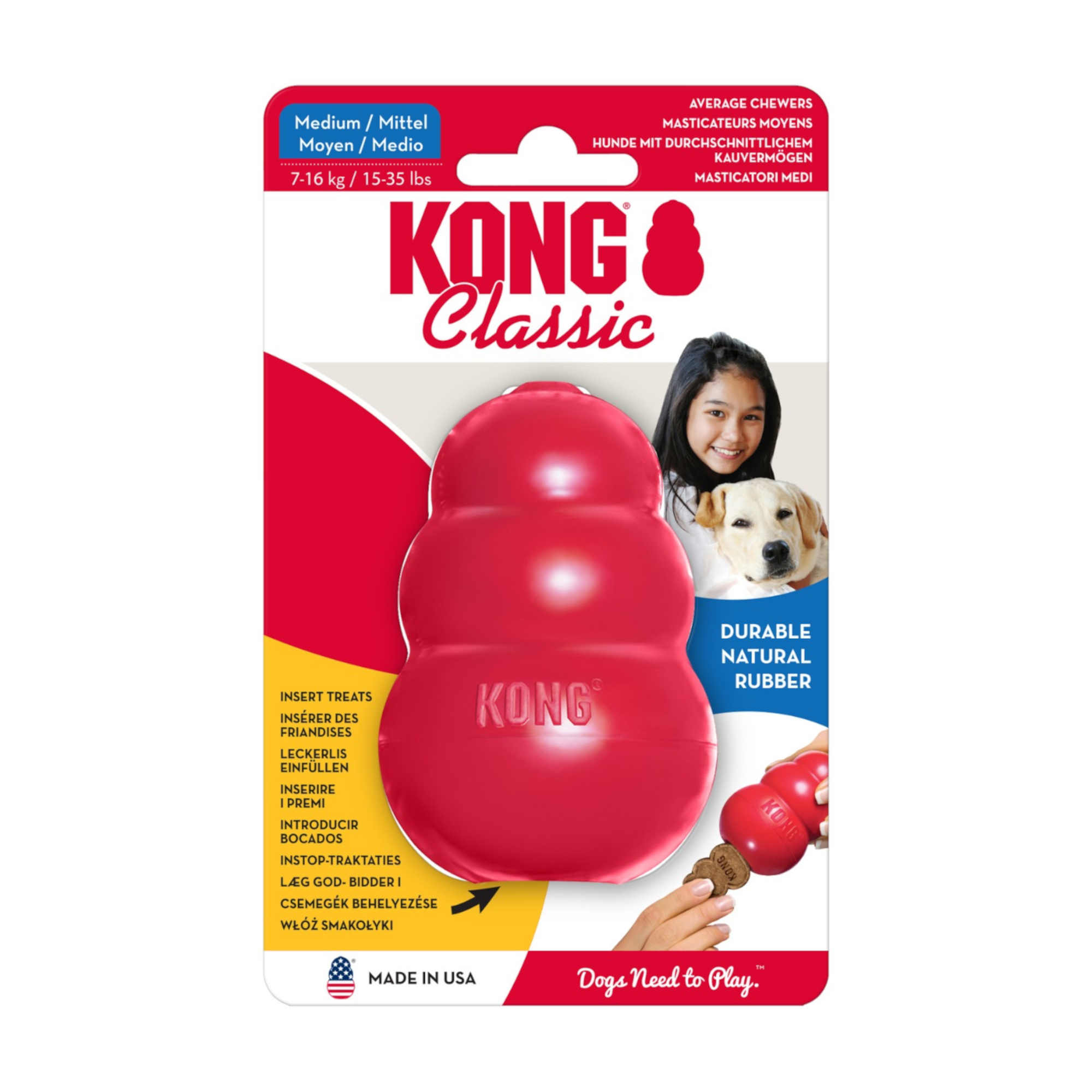 KONG Classic - M, 8,5 cm