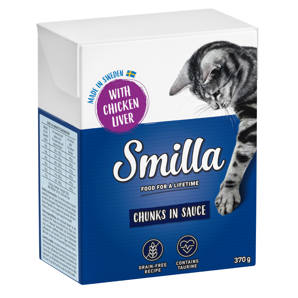 Smilla kawałeczki w sosie, 6 x 370 g - Wątróbka drobiowa