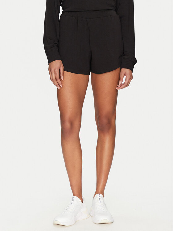 Guess Szorty plażowe O5GD06 KCQP2 Czarny Regular Fit