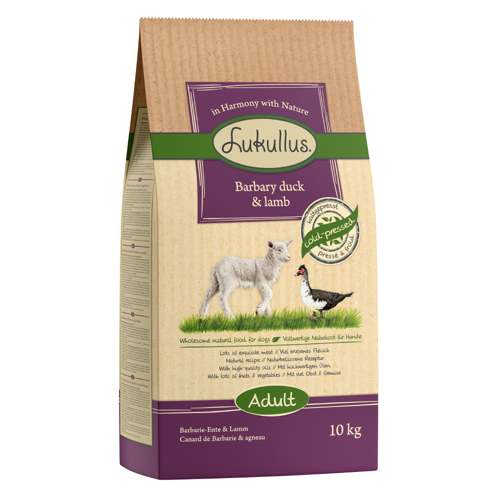 Lukullus Adult, kaczka piżmowa i jagnięcina - 10 kg