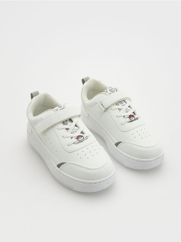 Reserved - Sneakersy Pokémon - złamana biel
