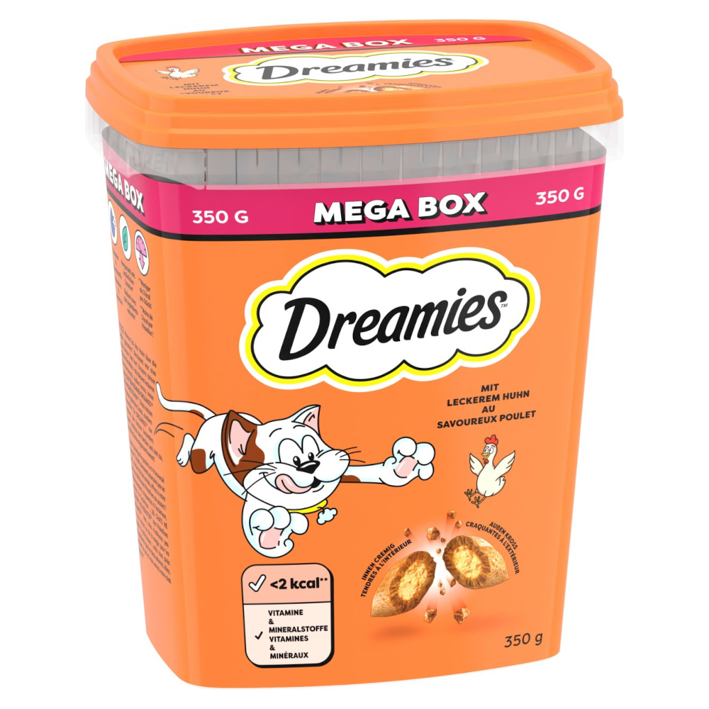 Dreamies przysmaki dla kota Mega Box - Kurczak, 350 g