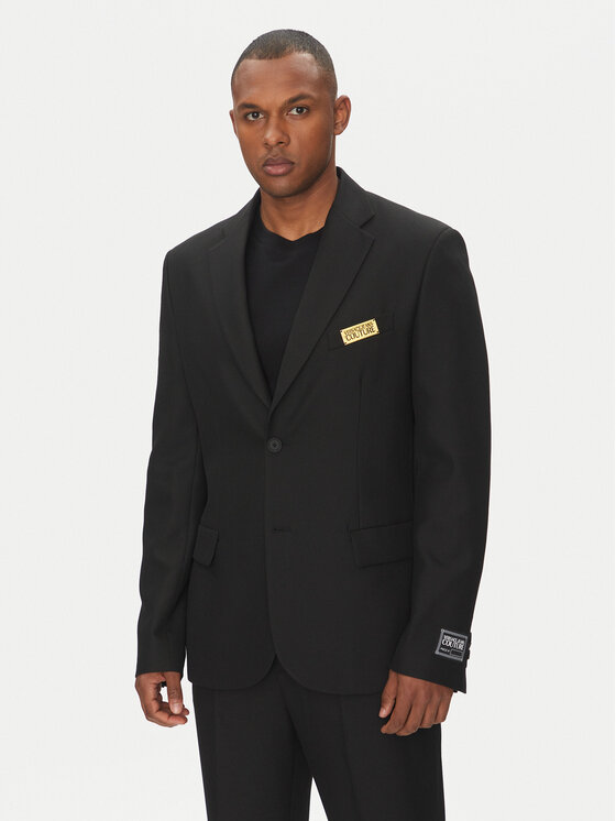 Versace Jeans Couture Marynarka 78GAQ704 Czarny Slim Fit
