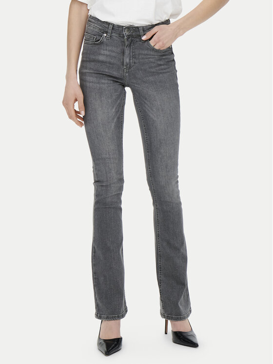 ONLY Jeansy Blush 15233721 Szary Flared Fit miniaturka