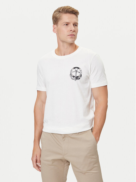 JOOP! Jeans T-Shirt 15 JJJ-28Alidor 30047014 Beżowy Modern Fit