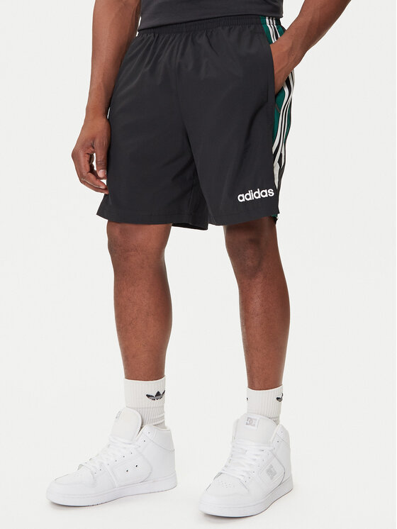 adidas Szorty sportowe 90s Football JX3077 Czarny Loose Fit