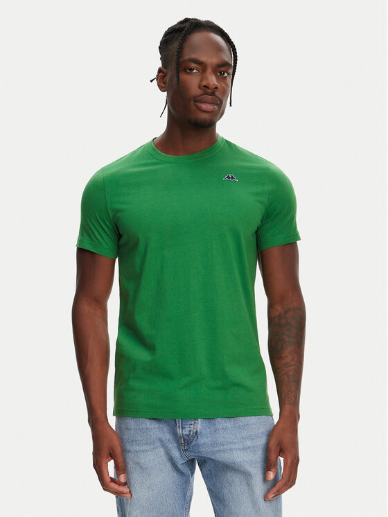 Robe di Kappa T-Shirt Luc 611187W Zielony Regular Fit