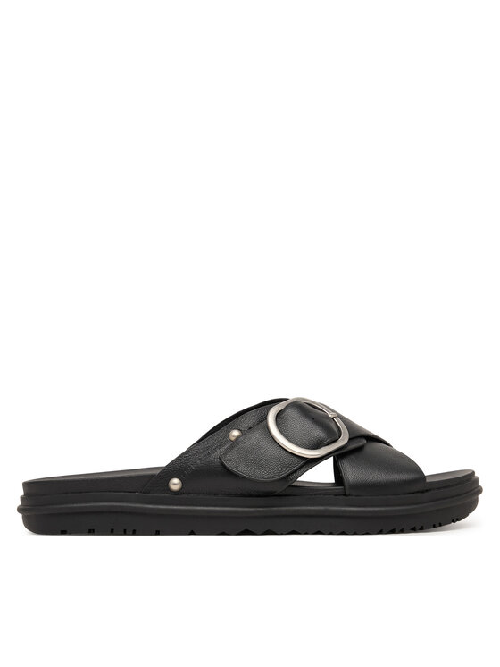 EMU Australia Klapki Ebony W13247 Czarny