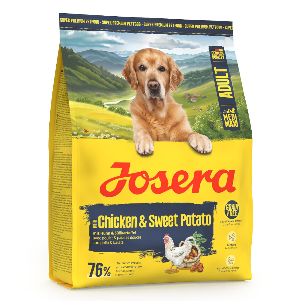 Josera Medi/Maxi Adult, kurczak z batatami - 900 g