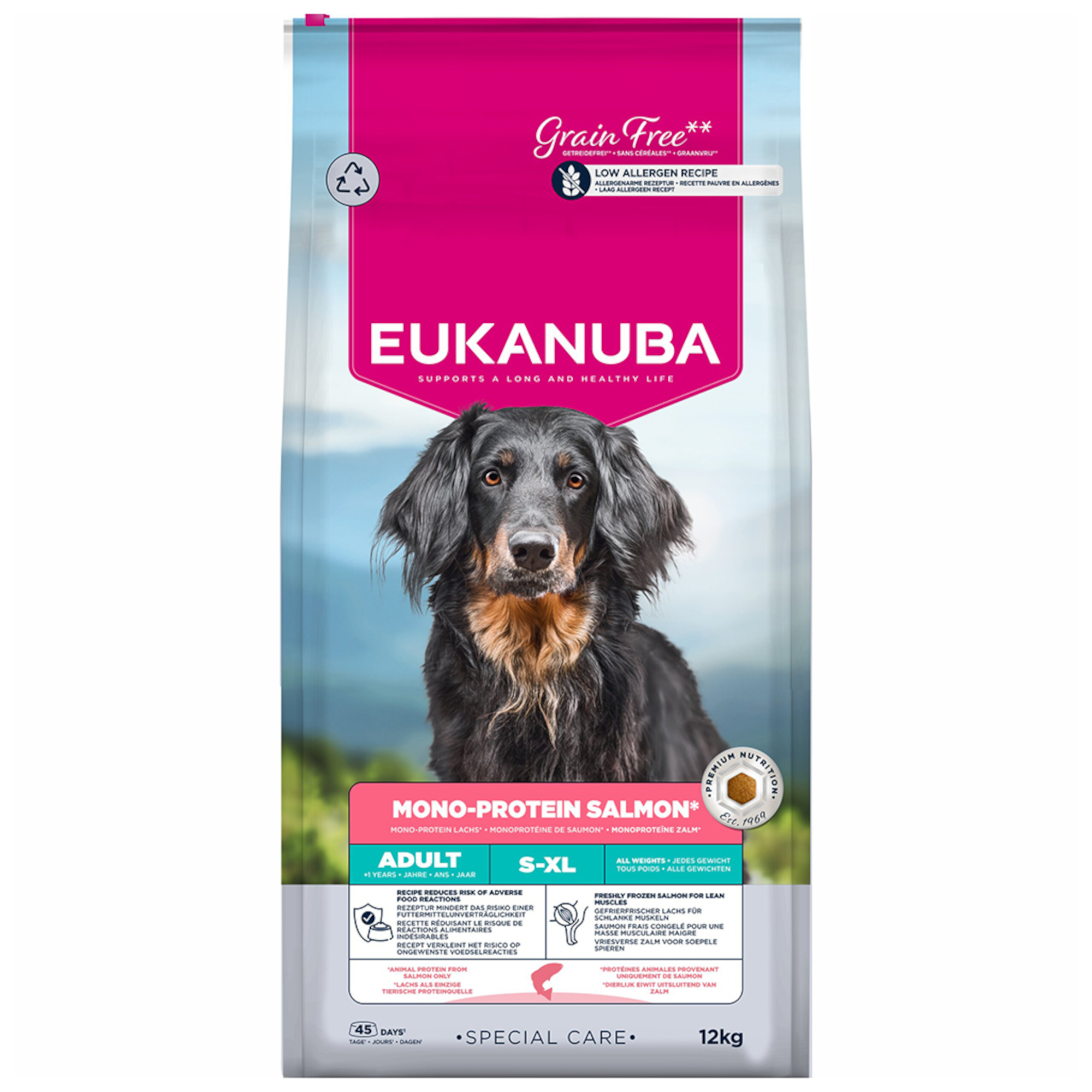 Eukanuba Special Care Mono-Protein Adult, łosoś - 2 x 12 kg