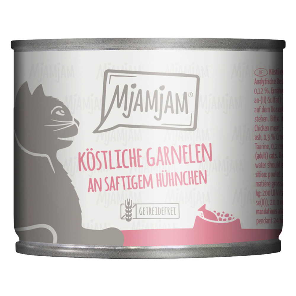 Korzystny pakiet MjAMjAM, 24 x 200 g - Pyszne krewetki i soczysty kurczak