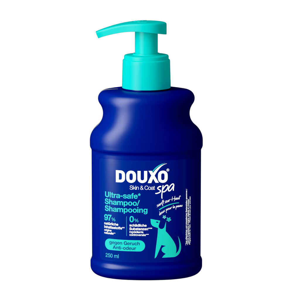 DOUXO Skin & Coat Spa Ultra Safe, szampon do zwalczania nieprzyjemnych zapachów - 250 ml